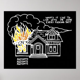 Op het Poster van het hart van de dood