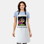 Op het principe van goed koken blk riemen schort (Gedragen)