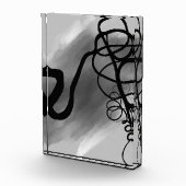 Op het Raster: Abstract Grijs, Zwart & Wit Fotoblokken (Rechts)