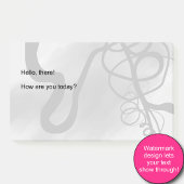 Op het Raster: Abstract Grijs, Zwart & Wit Post-it® Notes