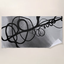 Op het Raster: Abstract Grijs, Zwart & Wit