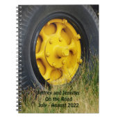 Op het reisblad van het reisblad voor het reisblad notitieboek (Voorkant)