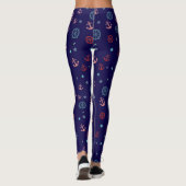 op het schip geïnspireerd leggings (Achterkant)