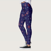 op het schip geïnspireerd leggings (Links)