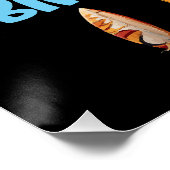 Op het schip het is een verjaardagsreis perfect poster (Hoek)