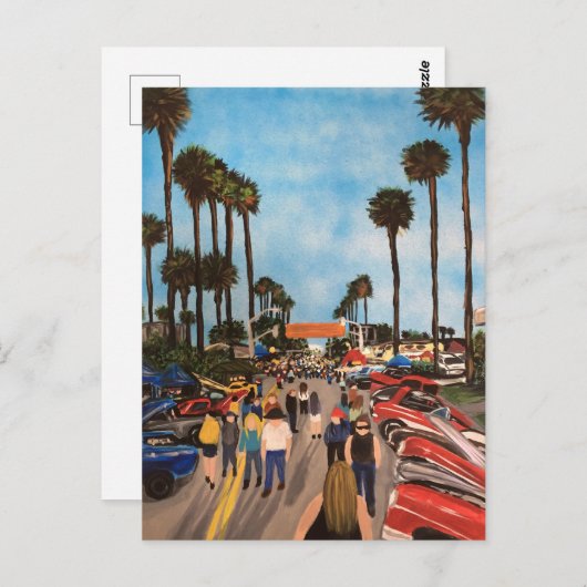 Op het Show Briefkaart (Voorkant / Achterkant)