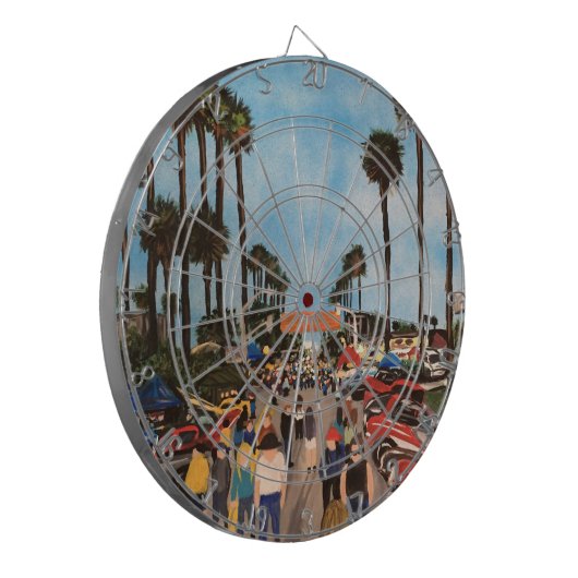 Op het Show Dartbord (Voorkant Links)