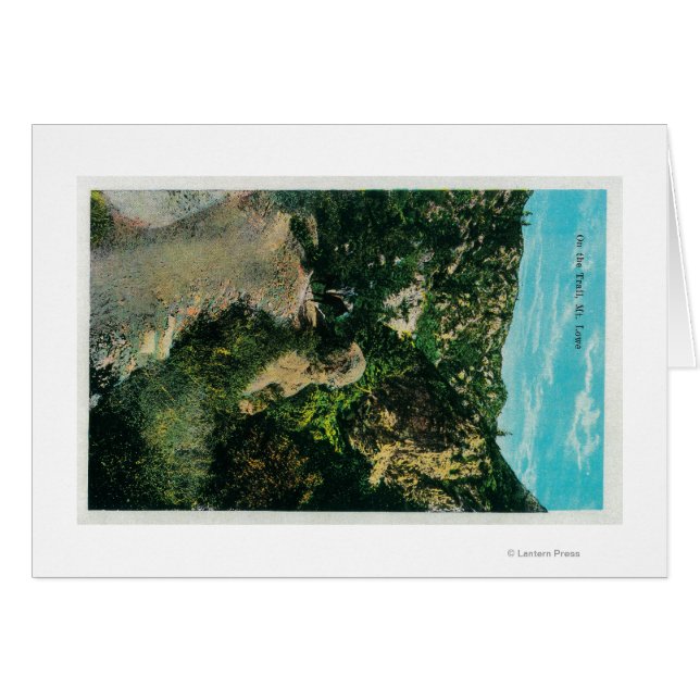 Op het spoor, Horseback bij Mt. Lowe (Voorkant Horizontaal)