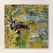 Op het spoor, mooie kunst van Winslow Homer Legpuzzel (Horizontaal)