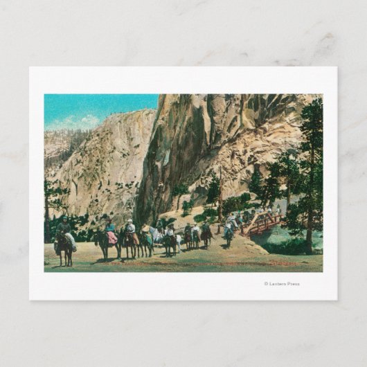 Op het spoor naar Nevada Herfsten, Glacier Point Briefkaart (Voorkant)