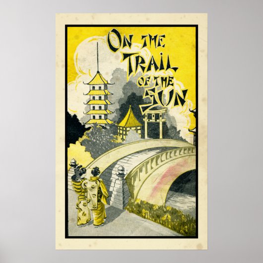 Op het spoor van de zon poster (Voorkant)