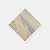 Op het strand (1879) -  kustkunst servet (Hoek)