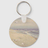 Op het strand (1879) - kustkunst sleutelhanger (Voorkant)