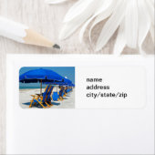 OP HET STRAND ADRESETIKETTEN ETIKET (Insitu)