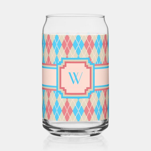 Op het strand Argyle Blikvorm Glas (Voorkant)