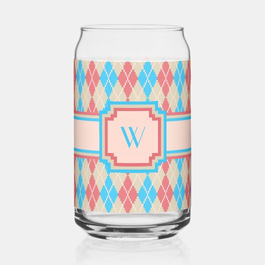 Op het strand Argyle Blikvorm Glas (Achterkant)