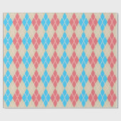 Op het strand Argyle Wrapping Paper Cadeaupapier (Vlak)