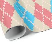 Op het strand Argyle Wrapping Paper Cadeaupapier (Rol Hoek)