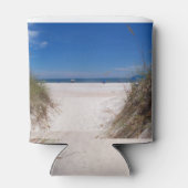 Op het strand blikjeskoeler (Achterkant)