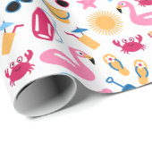 Op het strand cadeaupapier (Rol Hoek)