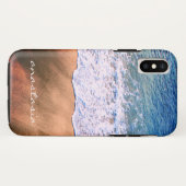 op het strand Case-Mate iPhone case (Achterkant (horizontaal))