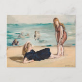 Op het strand | Édouard Manet Briefkaart (Voorkant)