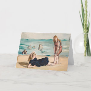 Op het strand   Édouard Manet Kaart