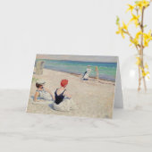 Op het strand, Falsterbro | Paul Fischer Kaart (Gele Bloem)