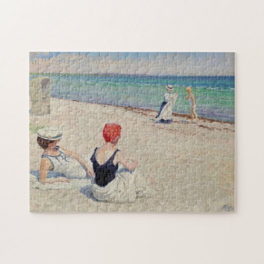 Op het strand, Falsterbro | Paul Fischer Legpuzzel (Horizontaal)