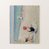 Op het strand, Falsterbro | Paul Fischer Legpuzzel (Verticaal)