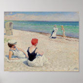 Op het strand, Falsterbro | Paul Fischer Poster (Voorkant)