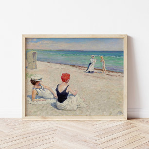Op het strand, Falsterbro   Paul Fischer Poster