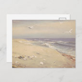 Op het strand | Fidelia Bridges Briefkaart (Voorkant / Achterkant)