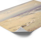 Op het strand | Fidelia Bridges Poster (Hoek)