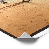 Op het strand -  fijne kunst poster (Hoek)