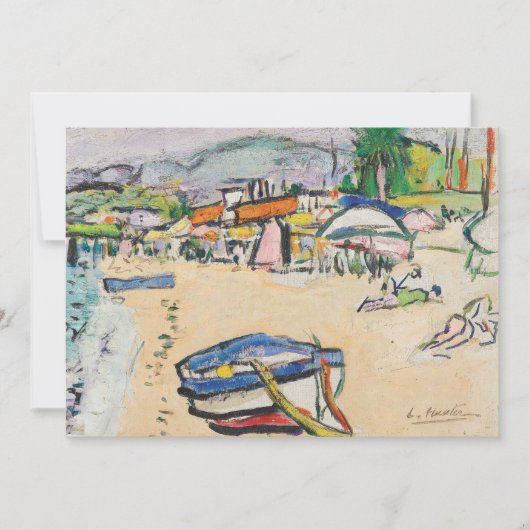 Op het strand | George Leslie Hunter (Voorkant)