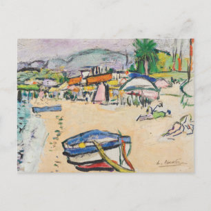 Op het strand   George Leslie Hunter Briefkaart