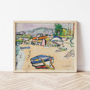 Op het strand   George Leslie Hunter Poster