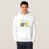 Op het strand hoodie (Voorkant volledig)