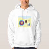 Op het strand hoodie (Voorkant)