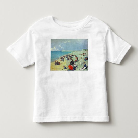 Op het strand kinder shirts (Voorkant)