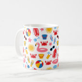 Op het strand koffiemok (Voorkant links)