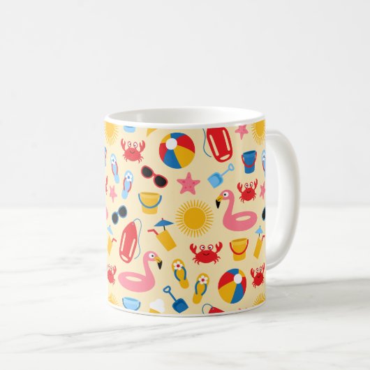 Op het strand koffiemok (Voorkant rechts)