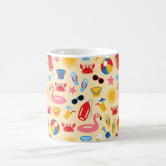 Op het strand koffiemok (Center)