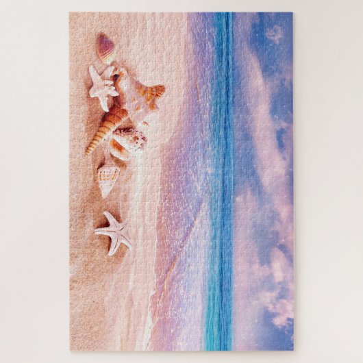 Op het strand legpuzzel (Verticaal)