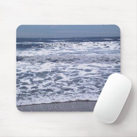 op het strand muismat (Met muis)