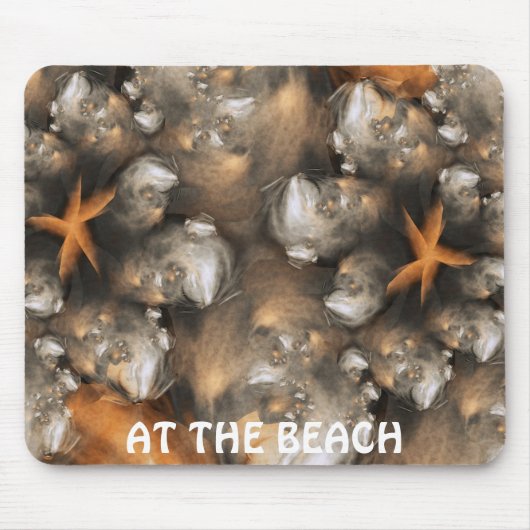 Op het strand Muismat (Voorkant)