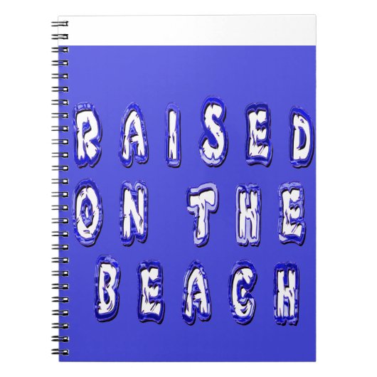 op het strand notitieboek (Voorkant)