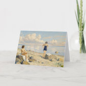 Op het strand | Paul Fischer Kaart (Voorkant)