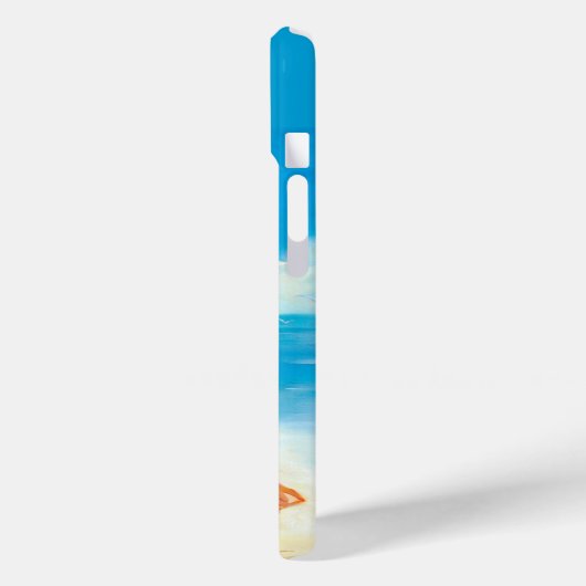 Op het strand pin up Case-Mate iPhone case (Achterkant / Links)